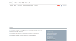 Desktop Screenshot of dj-instrumenter.dk